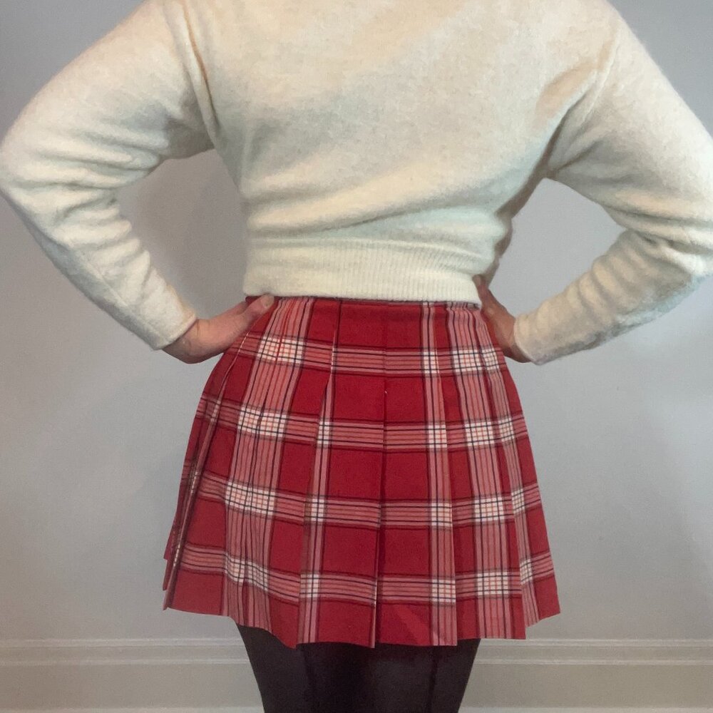 Aritzia Sunday Best Plaid Mini Skirt